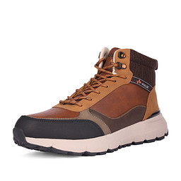 189-42MV-130SW Ботинки для активного отдыха мужские и.кожа-текстиль/и.мех-текстиль корич, Pulse