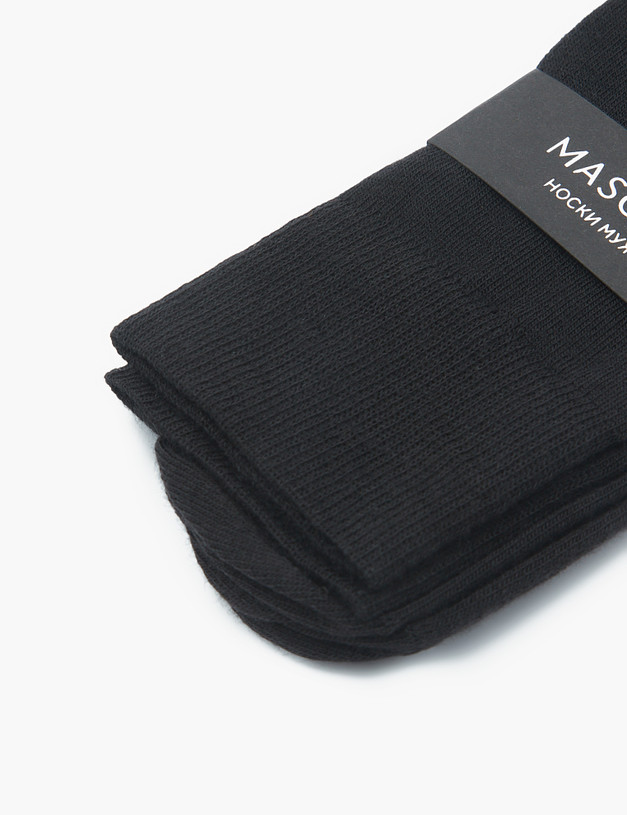 Черные мужские носки MASCOTTE 724-9201-502 | ракурс 2
