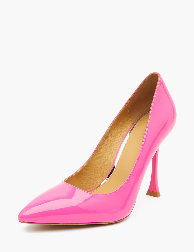 Розовые лакированные женские туфли MASCOTTE 172-318711-0706 | ракурс 2