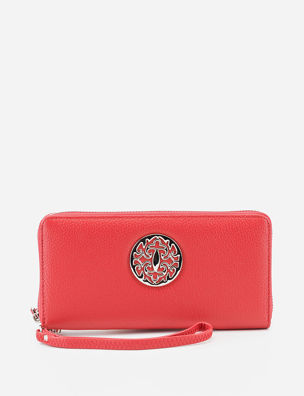 Красный женский кошелек с декором MASCOTTE 671-9212-105 | ракурс 4