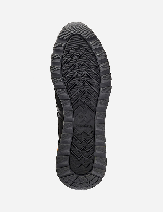 Черные мужские кроссовки с яркими вставками MASCOTTE 22-1212324-3301M | ракурс 4