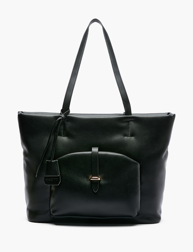 Черная женская сумка-тоут MASCOTTE 670-2202-602 | ракурс 2