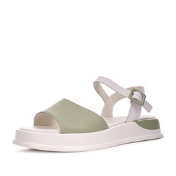 77-41WA-090VS Туфли летние женские кож.спилок/и.кожа зелен-бел, Zenden