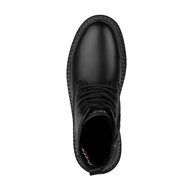 Мужские черные кожаные ботинки BRIGGS