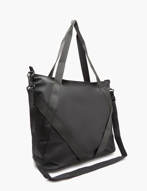 Черная женская сумка-шоппер MASCOTTE 679-3204-202 | ракурс 3