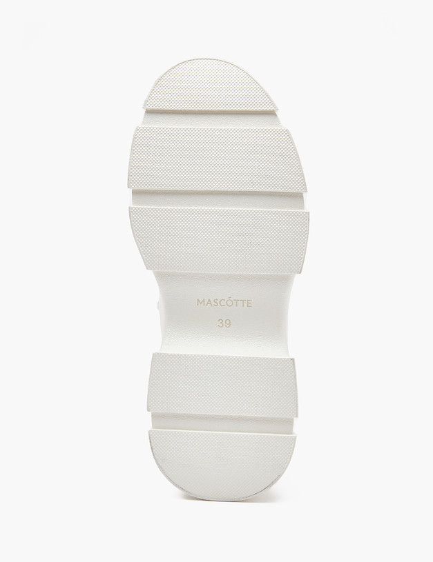 Белые женские зимние ботинки MASCOTTE 233-3201937-0201 | ракурс 5