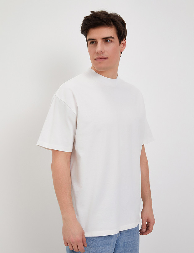 Белая мужская футболка MASCOTTE 889-4116-2601 | ракурс 4