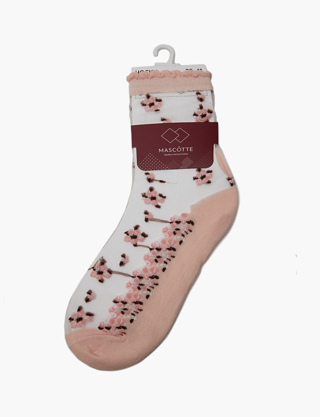 Розовые женские носки MASCOTTE 999-4106-2606 | ракурс 1