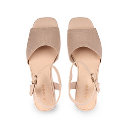 199-51WB-057TS Туфли летние женские текстиль-и.кожа/и.кожа беж, INSTREET