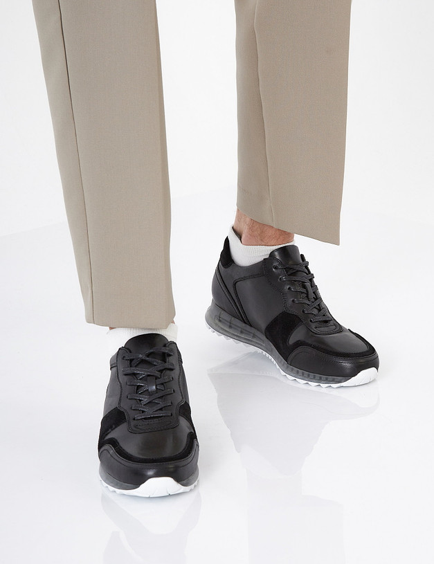 Черные мужские кроссовки MASCOTTE 22-1211521-3128M | ракурс 1