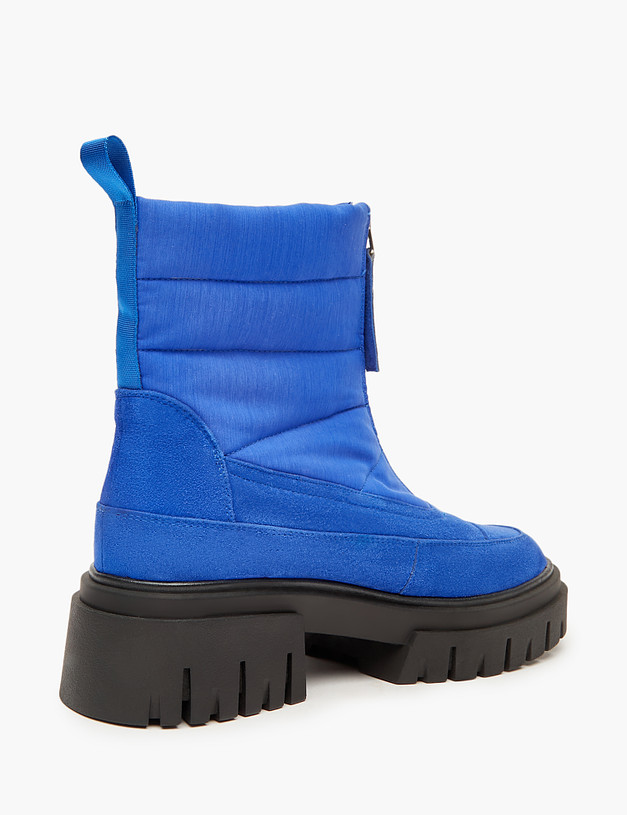 Синие женские зимние ботинки MASCOTTE 233-2265639-4629M | ракурс 3