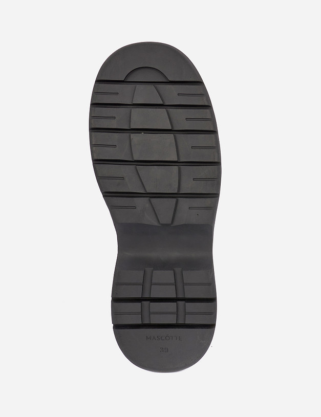 Черные женские ботинки на грубой подошве MASCOTTE 22-120521-3199M | ракурс 5