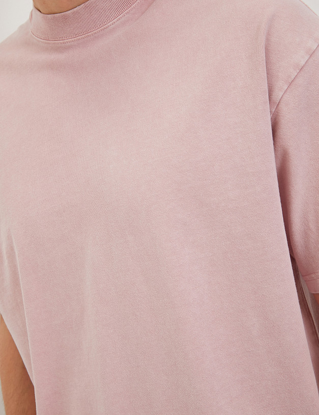 Розовая мужская футболка MASCOTTE 889-4118-2606 | ракурс 4
