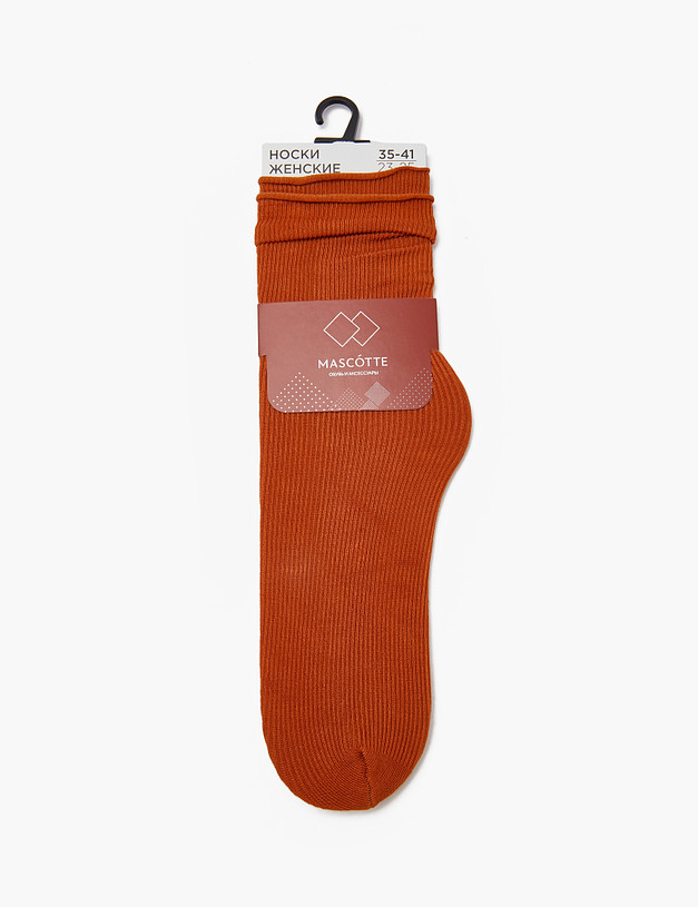 Женские носки терракотового цвета MASCOTTE 764-3112-2609 | ракурс 2