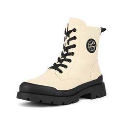 2-32WA-881SW Ботинки женские и.кожа/и.мех беж, INSTREET