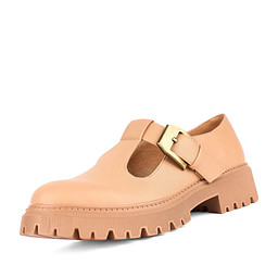 145-41WK-048SS Туфли женские и.кожа/и.кожа беж, INSTREET