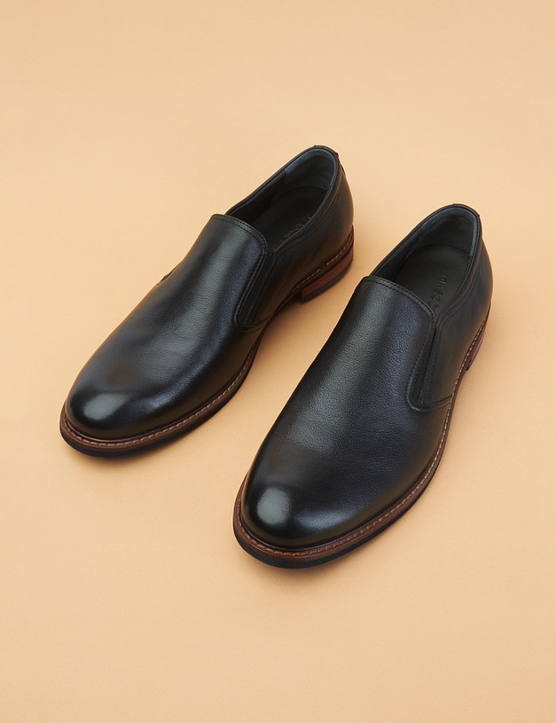 Черные мужские туфли MASCOTTE 58-210213-0102 | ракурс 6