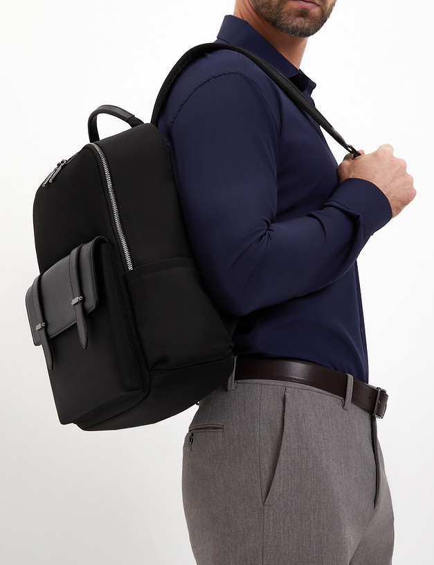 Черный мужской рюкзак MASCOTTE 604-4122-202 | ракурс 1