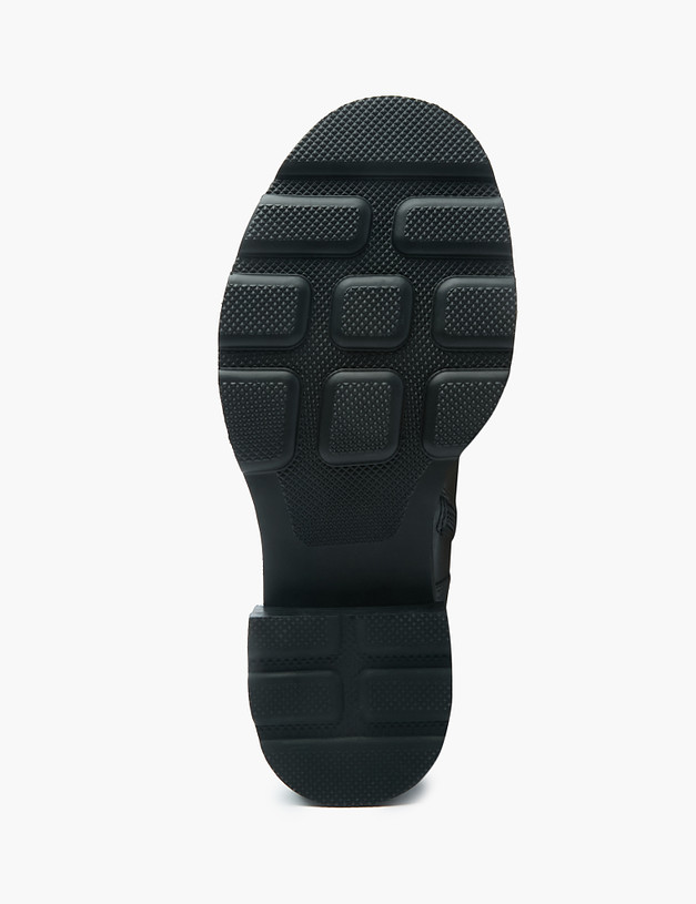Черные женские ботинки из кожи MASCOTTE 99-2260821-3100M | ракурс 5