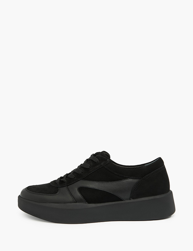 Nike black platform trainers sale