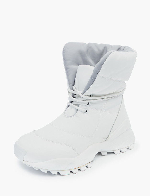 Белые женские ботинки MASCOTTE 234-123852-0201 | ракурс 2
