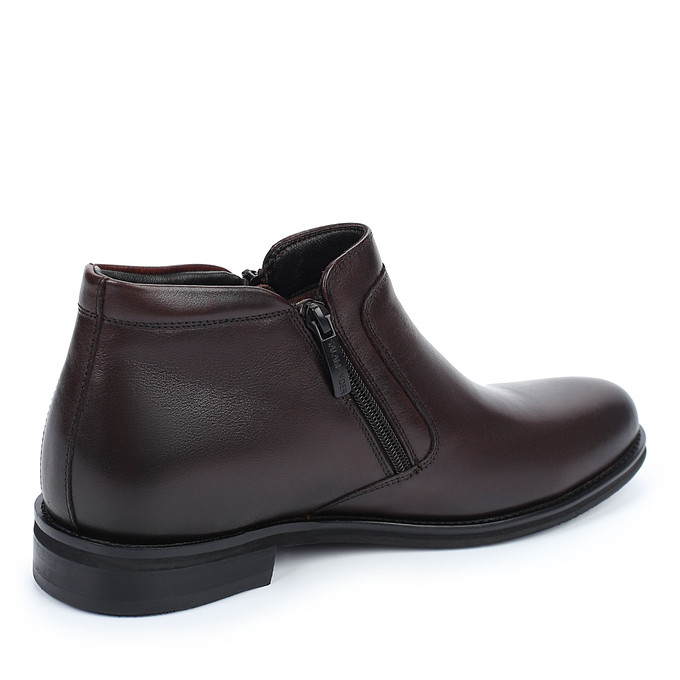 Коричневые кожаные мужские ботинки «Саламандер»