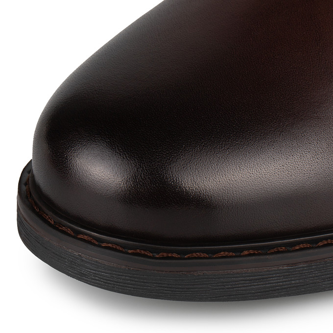 Мужские кожаные коричневые ботинки "Саламандер"