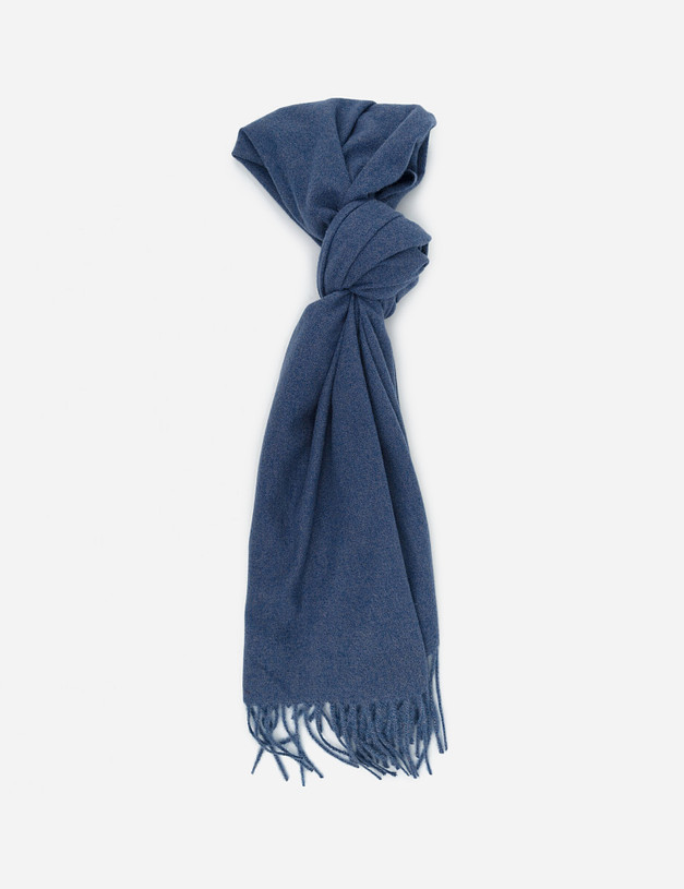 Синий женский шарф MASCOTTE 766-0203-7503 | ракурс 1