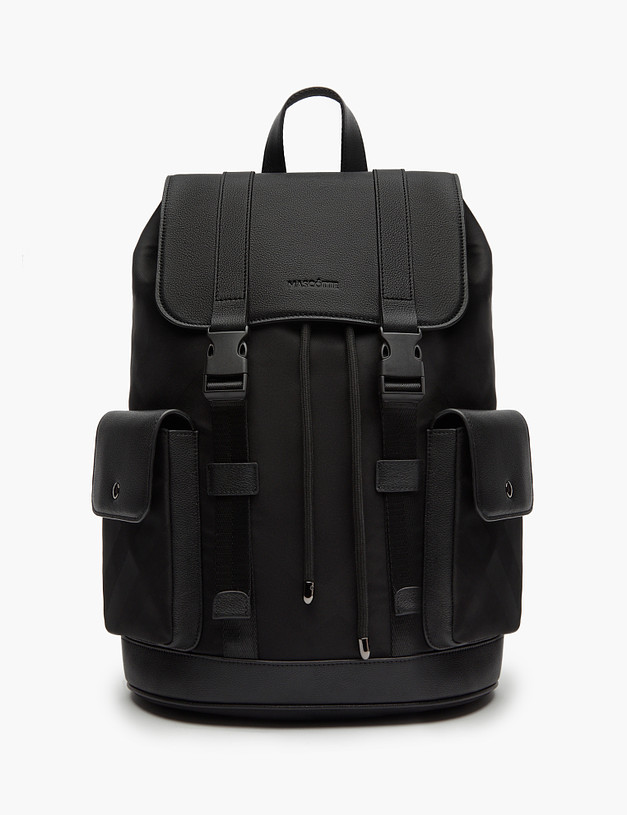 Черный мужской рюкзак MASCOTTE 604-3107-202 | ракурс 2