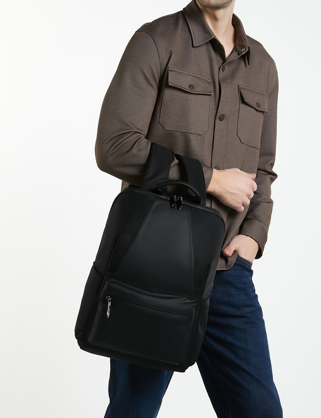 Черный мужской рюкзак MASCOTTE 604-2157-202 | ракурс 1