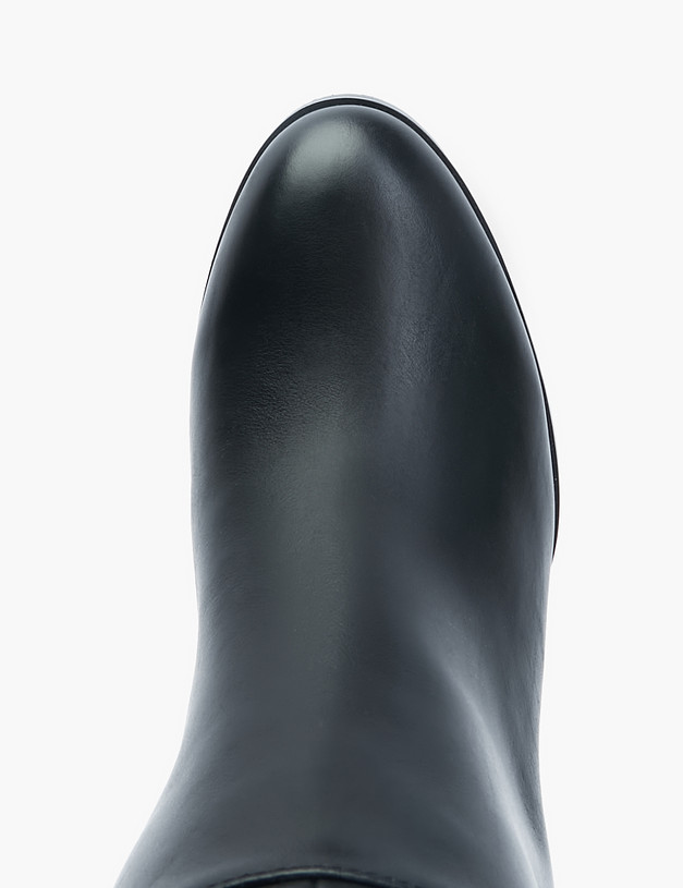 Черные женские сапоги на устойчивом каблуке MASCOTTE 172-2264121-3199M | ракурс 5