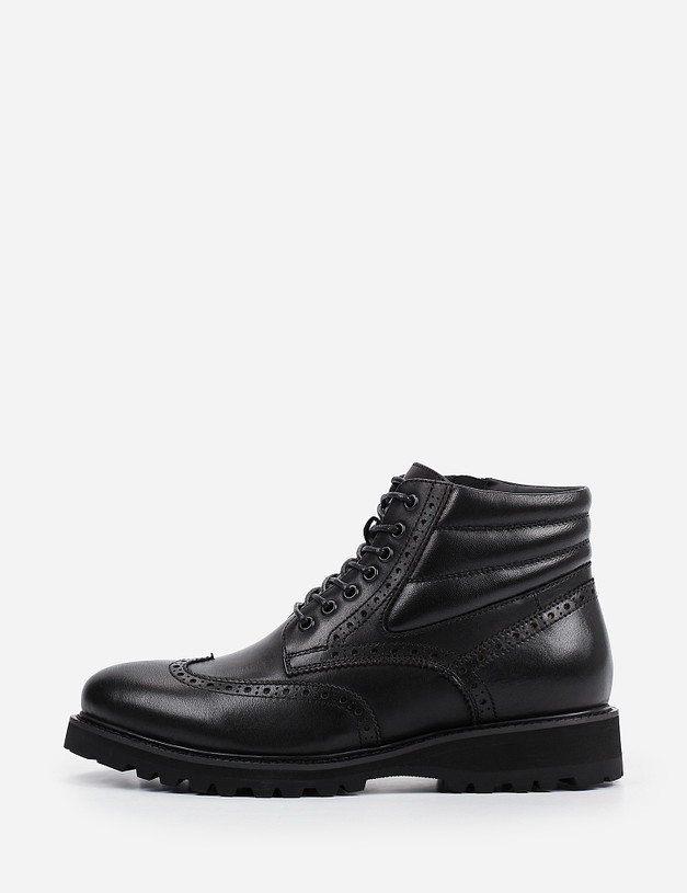 Черные мужские ботинки MASCOTTE 22-120931-3128M | ракурс 1