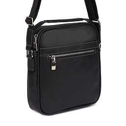 AL-32BMC-115 Сумка мужская нат.кожа/текстиль черн, S, Zenden