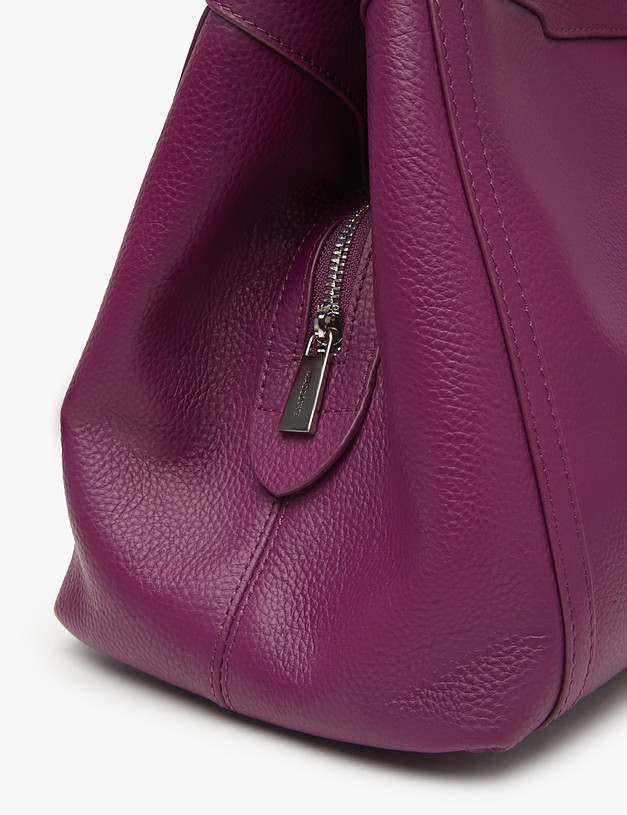 Фиолетовая кожаная женская сумка MASCOTTE 660-2254-106 | ракурс 6
