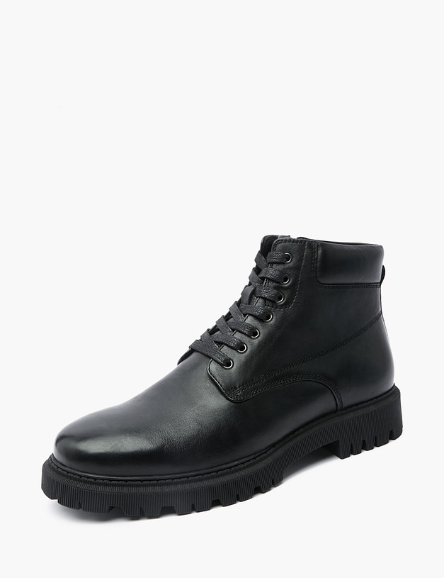 Черные зимние мужские ботинки на меху MASCOTTE 22-2253431-4111M | ракурс 4