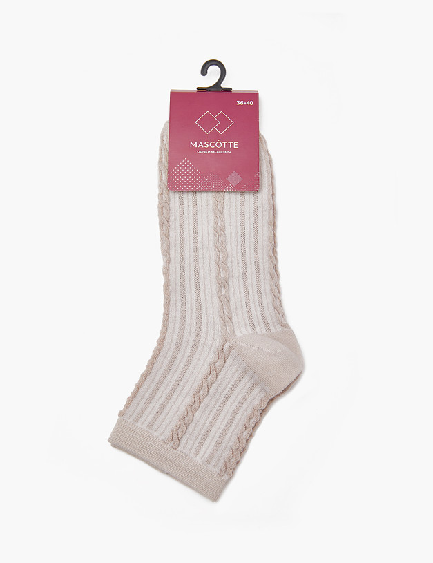 Бежевые женские носки MASCOTTE 764-3218-2608 | ракурс 1