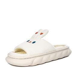 YU-41-JY12A02-018 Тапочки домашние жен. текстиль/текстиль бел, Zenden