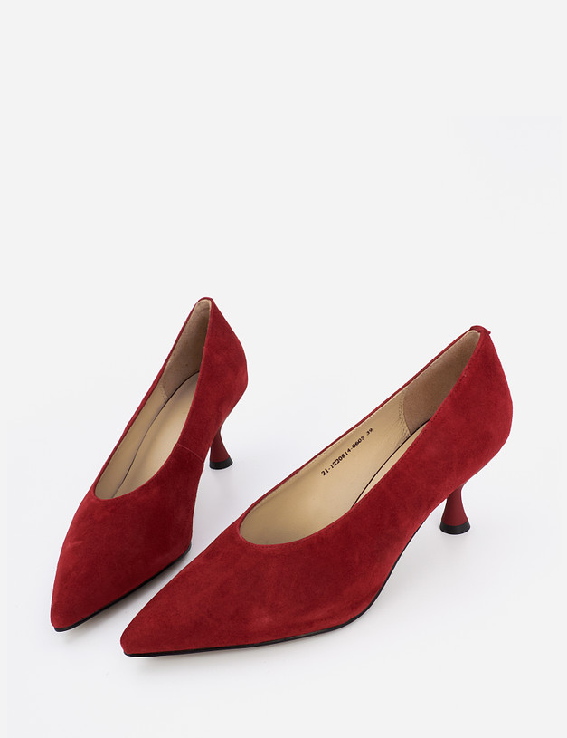 Красные женские туфли MASCOTTE 21-1220814-0605 | ракурс 7
