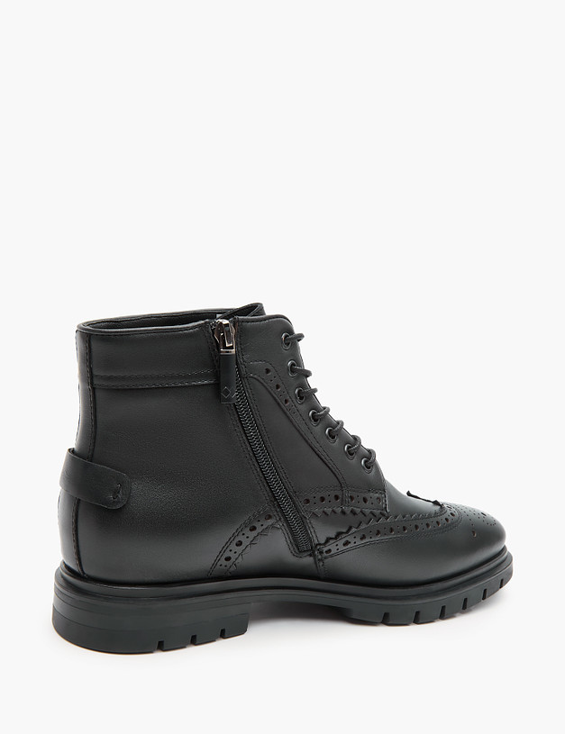 Черные мужские зимние ботинки MASCOTTE 22-3290232-8100M | ракурс 3