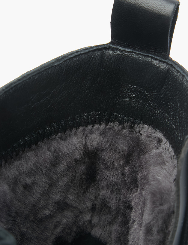 Черные женские ботинки с боковой молнией MASCOTTE 58-225534-0102 | ракурс 6