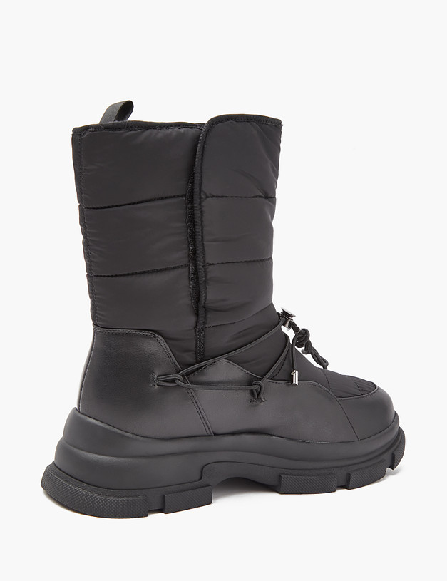 Черные женские зимние ботинки MASCOTTE 233-3201937-0202 | ракурс 3