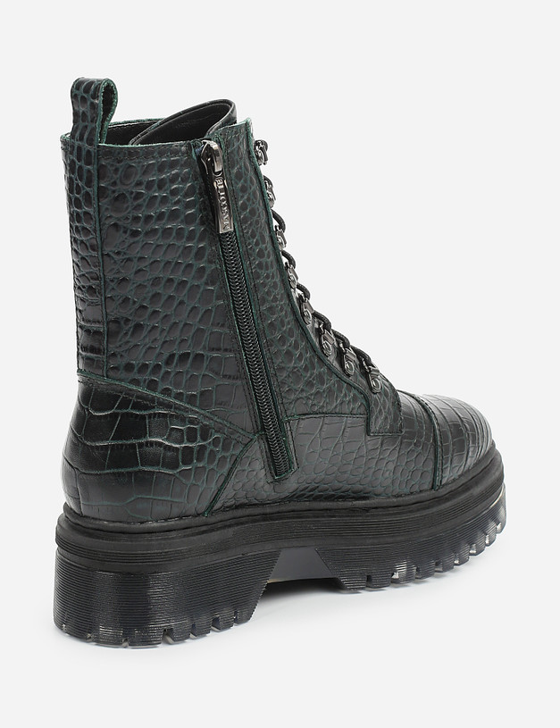 Зеленые женские ботинки MASCOTTE 21-1221031-5128M | ракурс 4