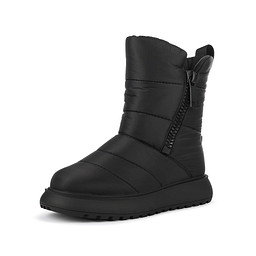 75-42WB-036TW Полусапоги для активного отдыха женские текстиль/и.мех черн, INSTREET