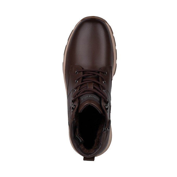 Коричневые мужские кожаные ботинки "Томас Мюнц"