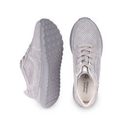 40-51WA-035VT Полуботинки для активного отдыха женские спилок/текстиль серый, Quattrocomforto