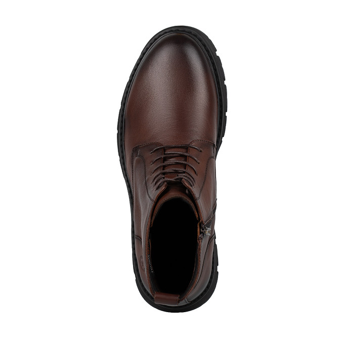 Коричневые кожаные мужские ботинки "Томас Мюнц"