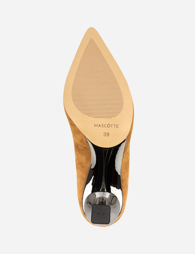 Желтые женские туфли MASCOTTE 09-020112-3689M | ракурс 5