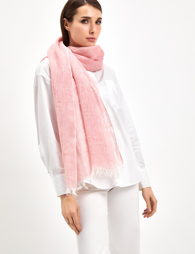 Розовый женский шарф MASCOTTE 766-3109-2706 | ракурс 1