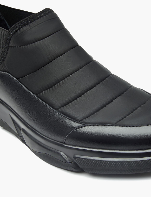 Черные мужские ботинки-дутики MASCOTTE 175-321421-0102 | ракурс 7