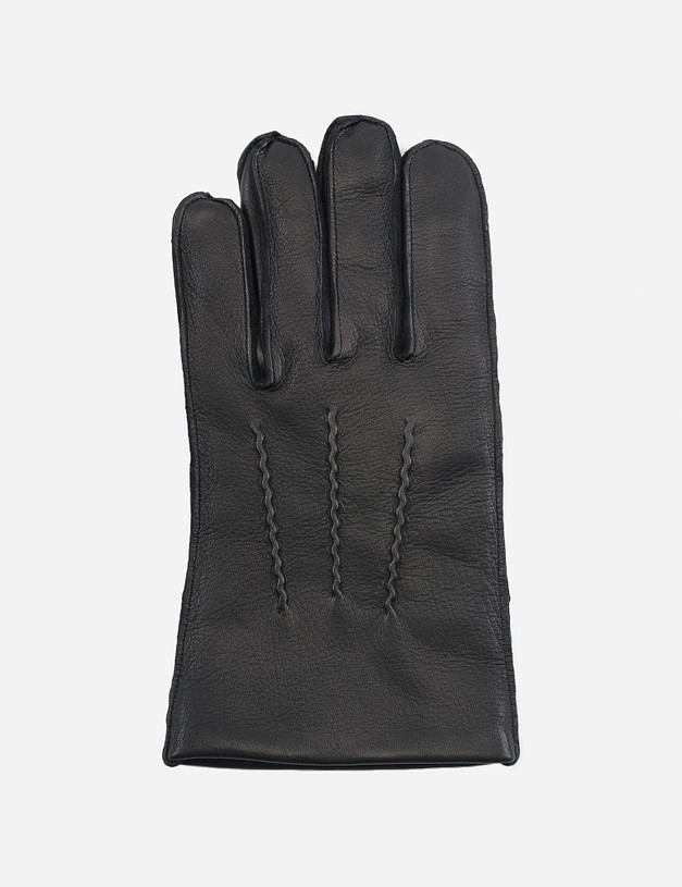 Зимние мужские перчатки из кожи MASCOTTE 717-0214-102 | ракурс 1